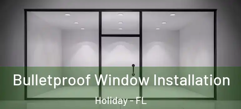 Bulletproof Window Installation Holiday - FL