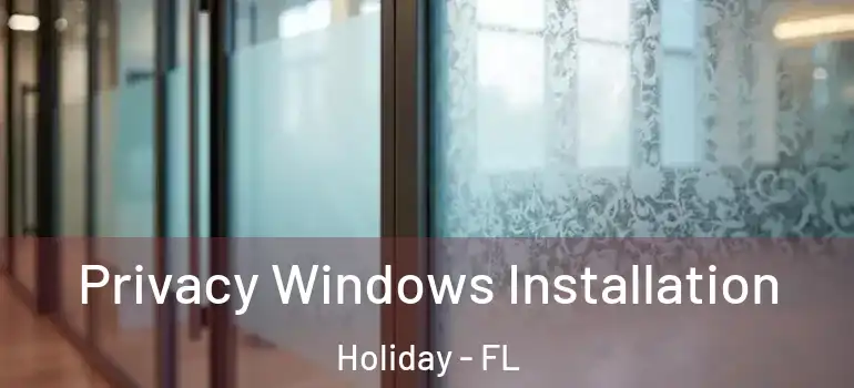 Privacy Windows Installation Holiday - FL