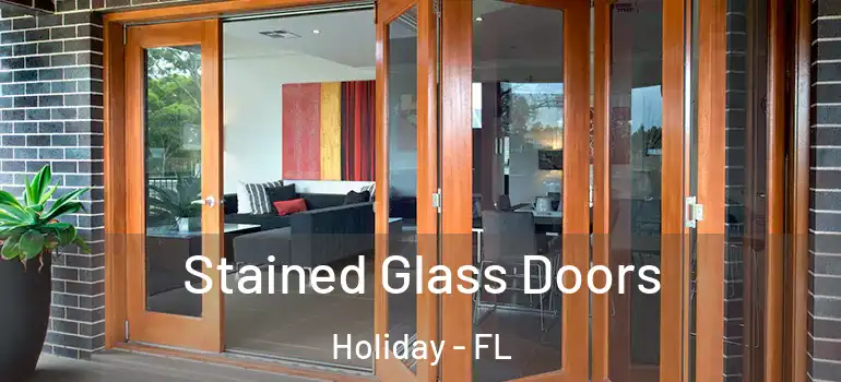 Stained Glass Doors Holiday - FL