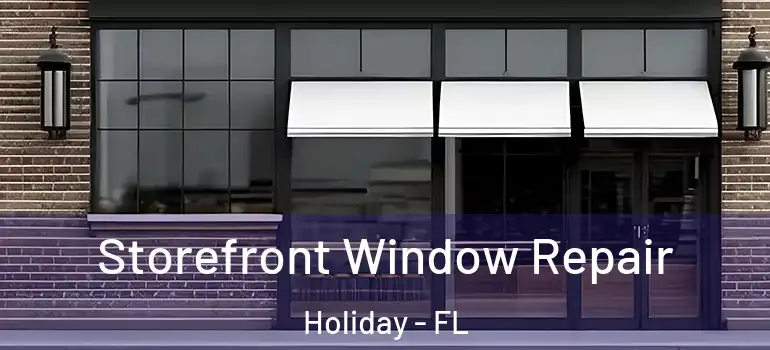 Storefront Window Repair Holiday - FL