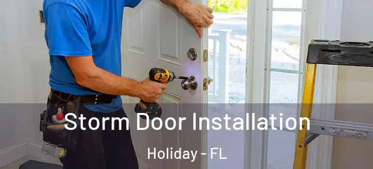 Storm Door Installation Holiday - FL
