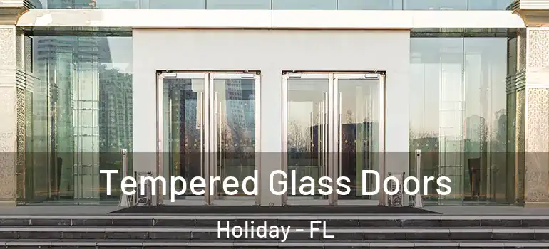 Tempered Glass Doors Holiday - FL