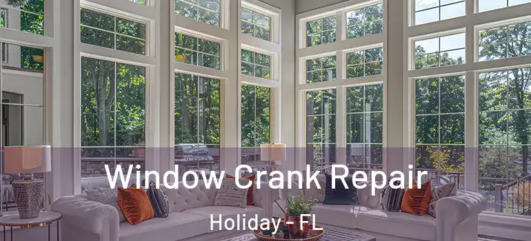 Window Crank Repair Holiday - FL